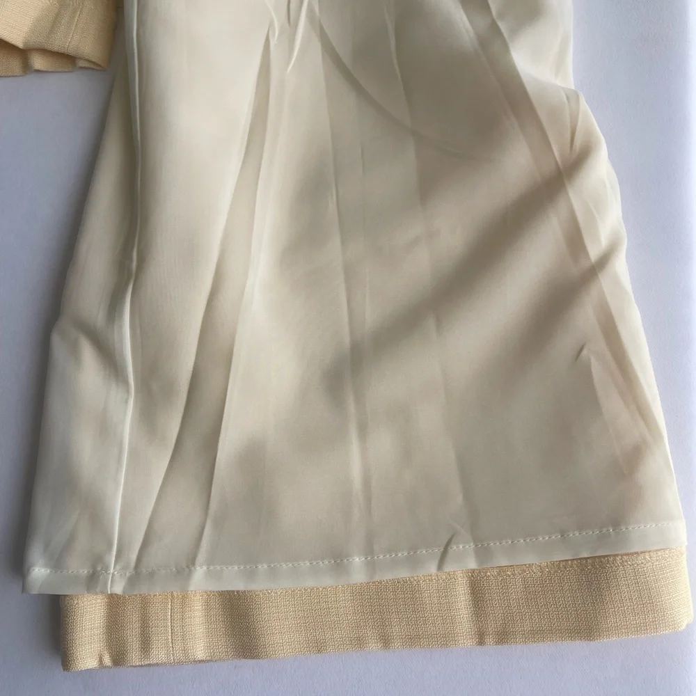 Elegant Cream Women's Pants